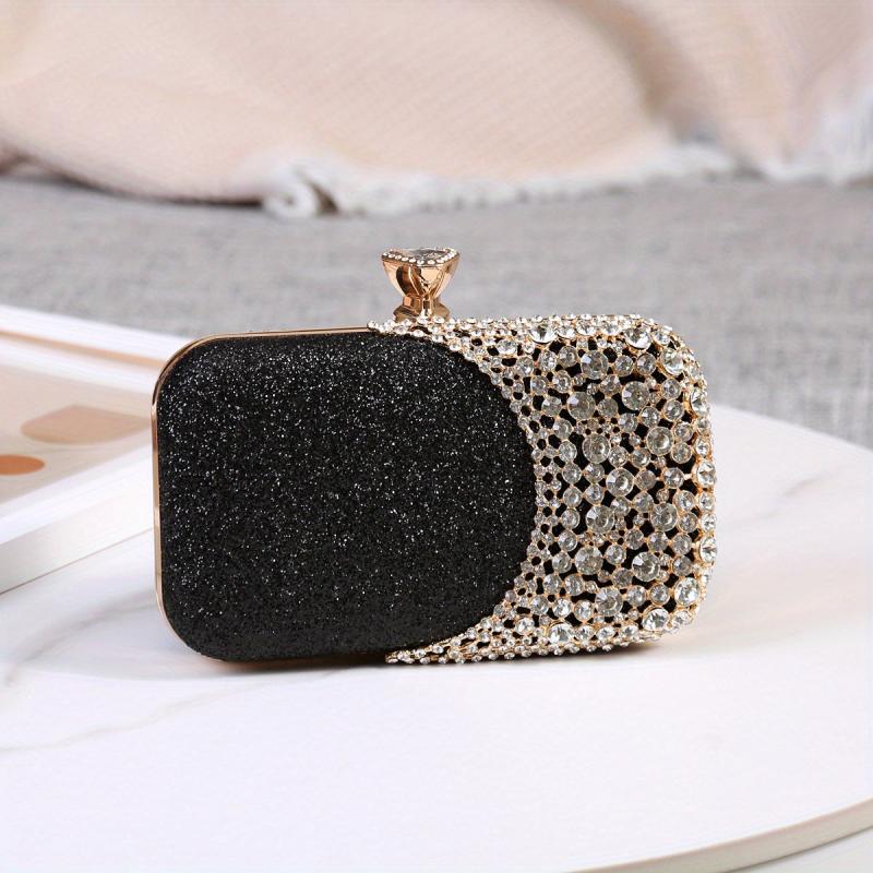 Glitter Rhinestone Evening Bag Wedding Bridal Purse Women's Handbag