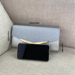 Glitter Evening Purse Chain Handbag Clutch Bag for Party Prom