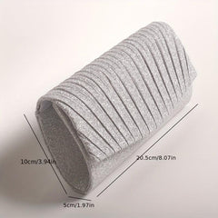 Glitter Clutch Evening Bag With Chain Strap for Party Wedding