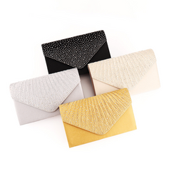 Rhinestone Decor Clutch Bag Evening Bag For Party Women's Flap Banquet Bag