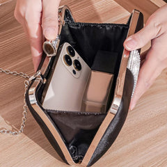 Rhinestone Evening Wallet Banquet Bag - Party Clutch
