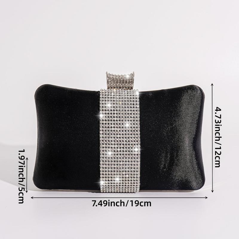 Rhinestone Evening Wallet Banquet Bag - Party Clutch