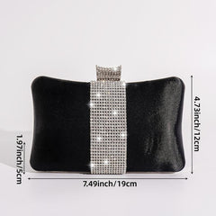 Rhinestone Evening Wallet Banquet Bag - Party Clutch