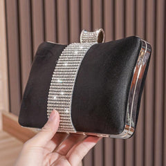 Rhinestone Evening Wallet Banquet Bag - Party Clutch
