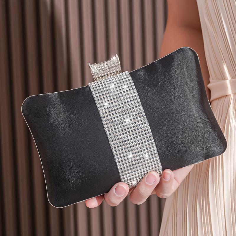 Rhinestone Evening Wallet Banquet Bag - Party Clutch