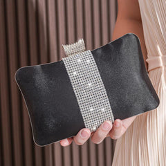 Rhinestone Evening Wallet Banquet Bag - Party Clutch