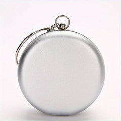Metal Chain Clutch Bag Textured Frame Elegant Evening Bag