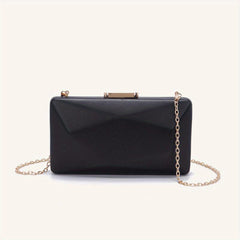 Minimalist Clutch Bag Prom Handbag PU Leather Evening Bag