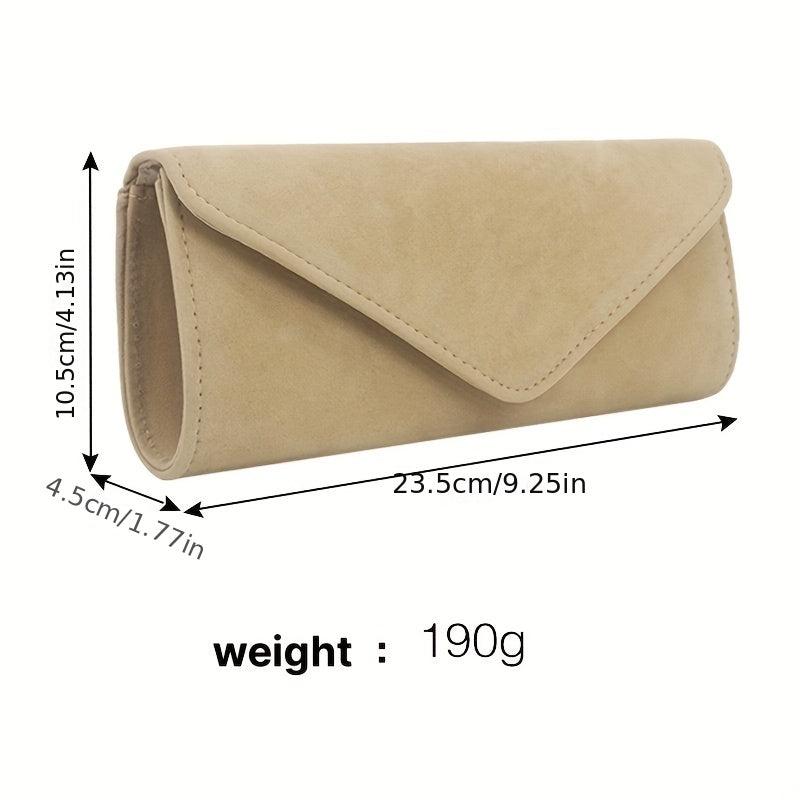 Velvet Classic Evening Bag Solid Clutch Bag Women's Coin Purse