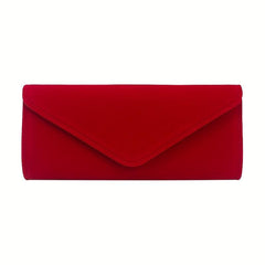 Velvet Classic Evening Bag Solid Clutch Bag Women's Coin Purse