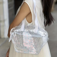 Transparent Shell Beach Bag Adult Outdoor Sports Swimming Wash Bag