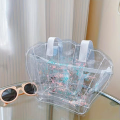 Transparent Shell Beach Bag Adult Outdoor Sports Swimming Wash Bag