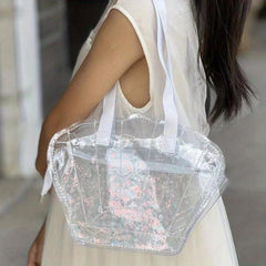 Transparent Shell Beach Bag Adult Outdoor Sports Swimming Wash Bag