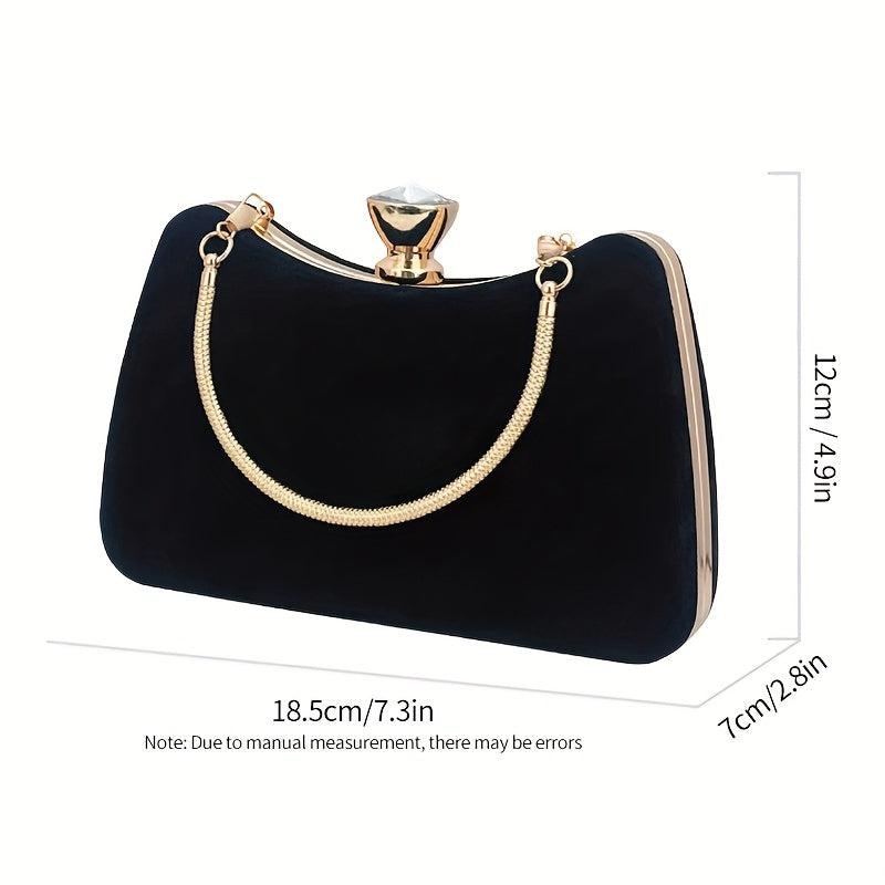 Velvet Evening Bag Women's Clutch Purse for Wedding Prom Party