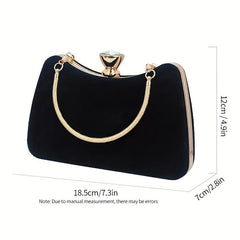 Velvet Evening Bag Women's Clutch Purse for Wedding Prom Party