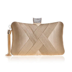 Braided Clutch Bag for Party Wedding Banquet