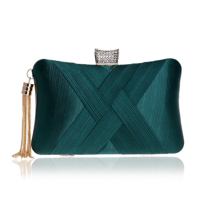Braided Clutch Bag for Party Wedding Banquet