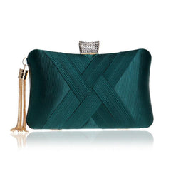 Braided Clutch Bag for Party Wedding Banquet