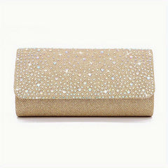 Glitter Rhinestone Evening Bag Folding Clutch Bag for Party Wedding