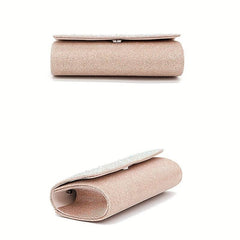 Glitter Rhinestone Evening Bag Folding Clutch Bag for Party Wedding