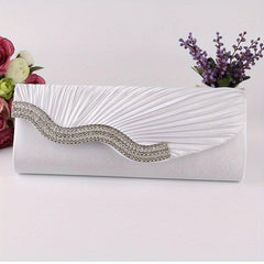 Glitter Chain Handbag Elegant Evening Purse Sparkling Frame Bag
