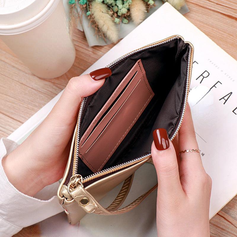 Striped Long Clutch Wallet Coin Purse Classic Purse