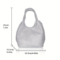 Glitter Classic Satchel Bag Evening Bag For Party Women's Banquet Bag