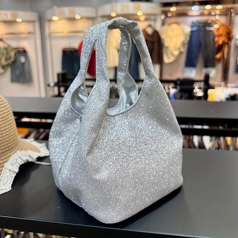 Glitter Classic Satchel Bag Evening Bag For Party Women's Banquet Bag