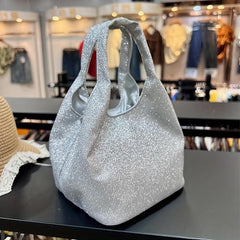 Glitter Classic Satchel Bag Evening Bag For Party Women's Banquet Bag