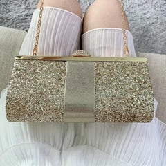 Glitter Evening Purse Wedding Clutch Bag Handbag