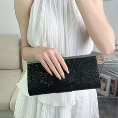 Glitter Evening Purse Wedding Clutch Bag Handbag