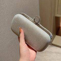 Rhinestone Envelope Clutch Purse for Wedding Party Prom