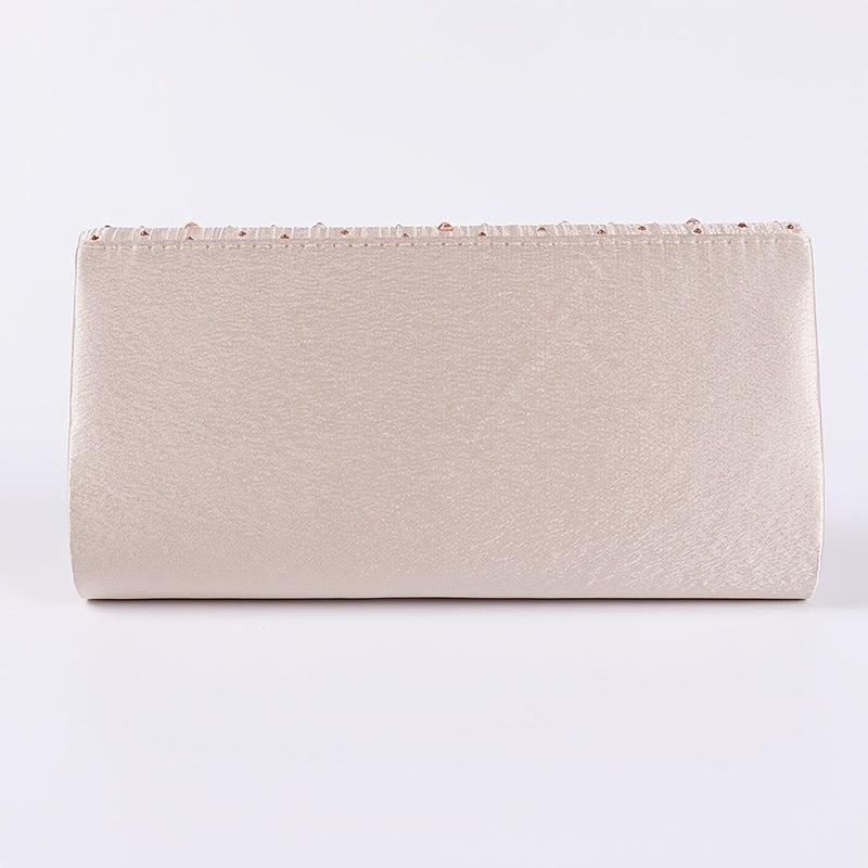 Rhinestone Chain Evening Bag for Party with Strap