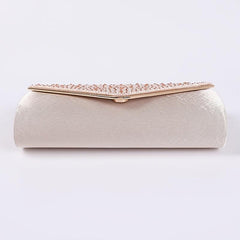 Rhinestone Chain Evening Bag for Party with Strap