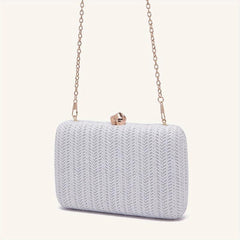 Straw Woven Evening Clutch Bag Beach Dinner Purse Handbag