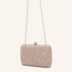 Straw Woven Evening Clutch Bag Beach Dinner Purse Handbag