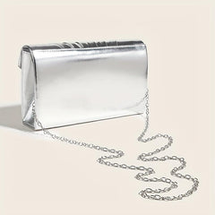 Ruched Evening Bag Flap Clutch Purse Women's Mini Handbags
