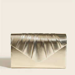 Ruched Evening Bag Flap Clutch Purse Women's Mini Handbags