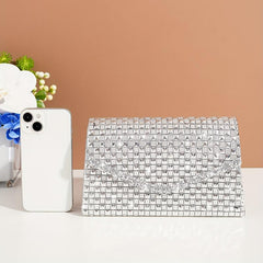 Glitter Evening Bag Rhinestone Clutch Banquet Bag
