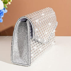 Glitter Evening Bag Rhinestone Clutch Banquet Bag