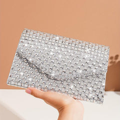 Glitter Evening Bag Rhinestone Clutch Banquet Bag