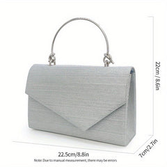 Glitter Rhinestone Evening Clutch Dinner Purse For Wedding Party
