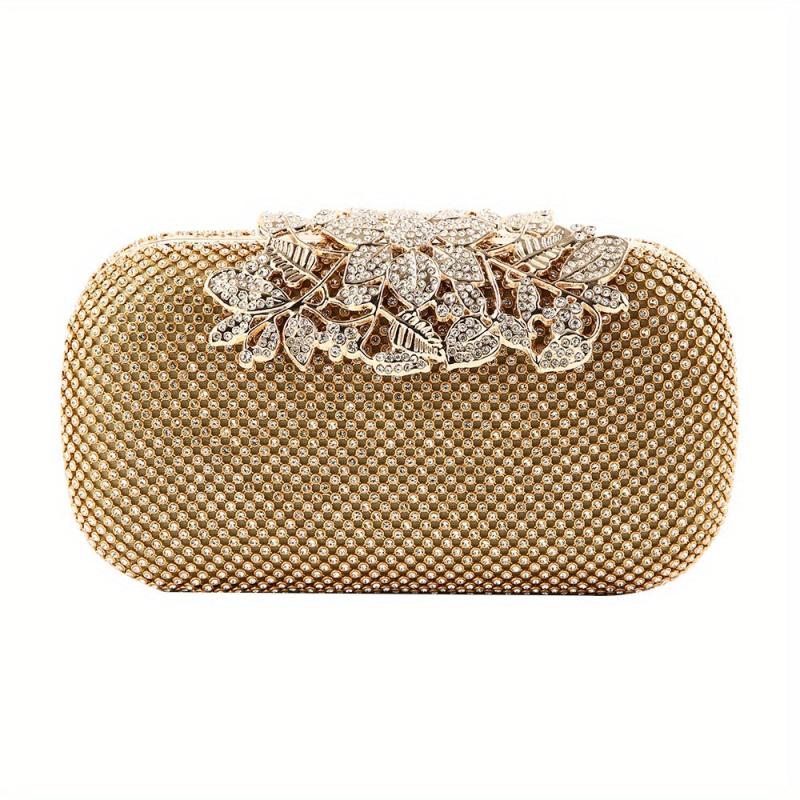 Glitter Rhinestone Evening Bag Dinner Clutch Purse For Wedding Party