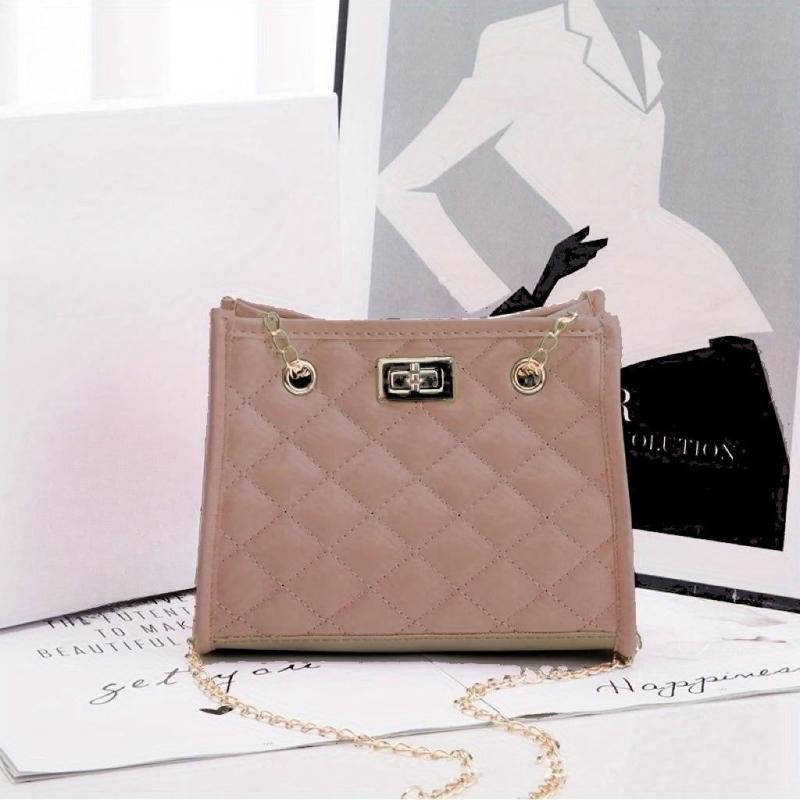 Argyle Pattern Sling Bag for Women, Single Shoulder Commuter Daily Use Bag
