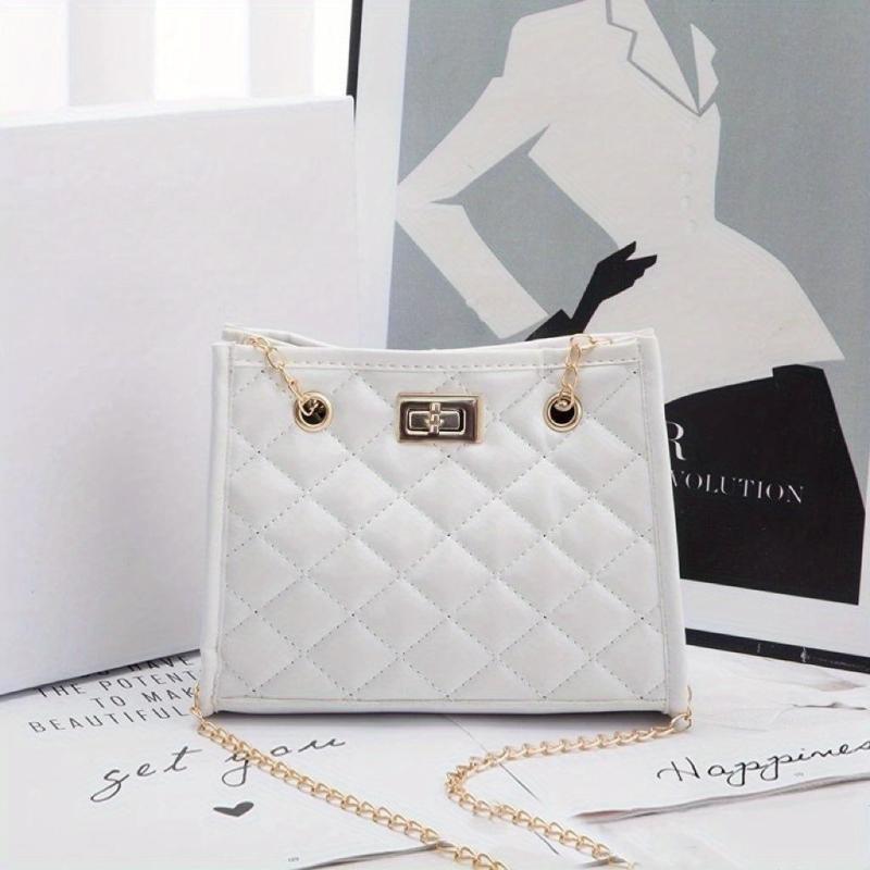 Argyle Pattern Sling Bag for Women, Single Shoulder Commuter Daily Use Bag