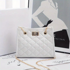 Argyle Pattern Sling Bag for Women, Single Shoulder Commuter Daily Use Bag