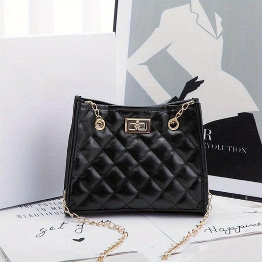 Argyle Pattern Sling Bag for Women, Single Shoulder Commuter Daily Use Bag