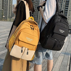 Middle School Student Oxford Fabric Contrast Backpack