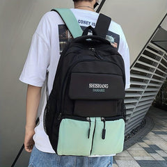 Middle School Student Oxford Fabric Contrast Backpack