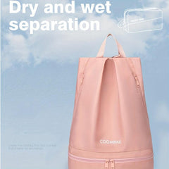 Waterproof Beach Bag Storage Bag Sports Travel Backpack Wet And Dry Separate Bag